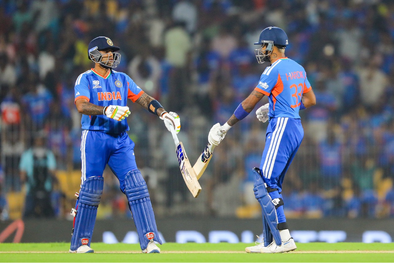 Pandya, Tilak Fifties Power India to Record 256 vs ZIM